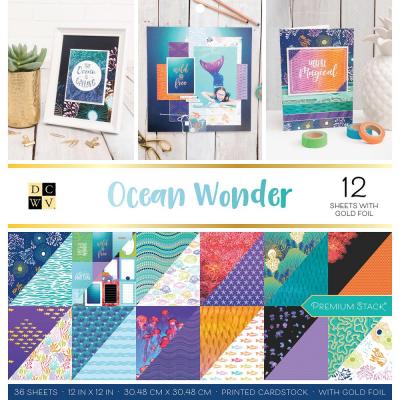 DCWV Paperpad 12x12 - Ocean Wonder